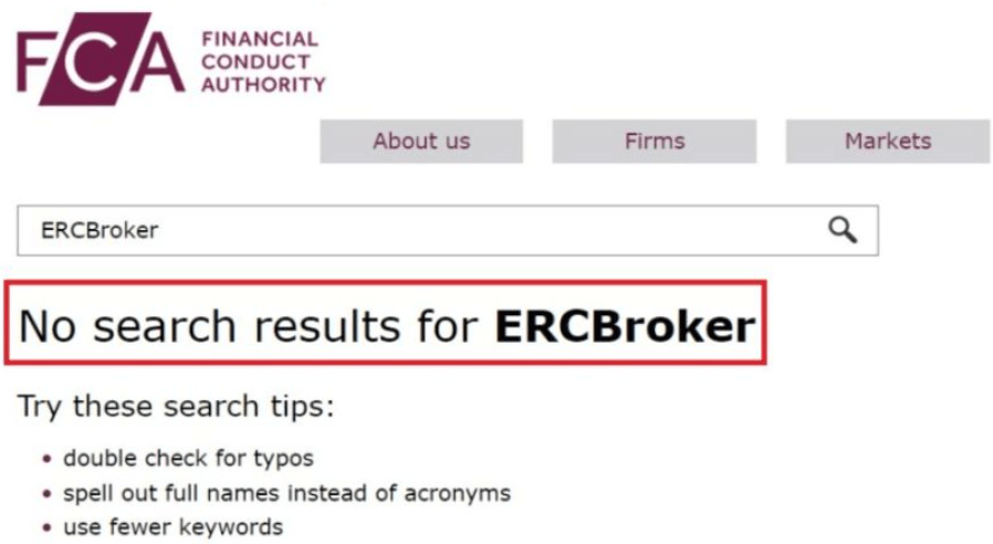 обман ERC Broker
