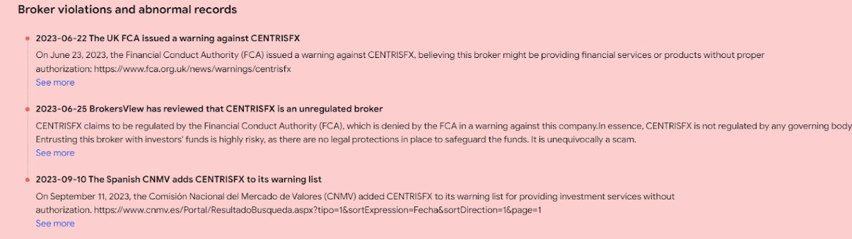 CentrisFX мошенник