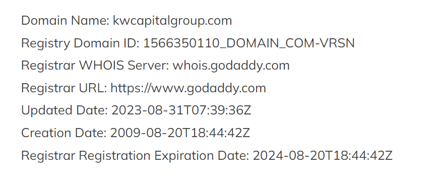 KW Capital Group обман