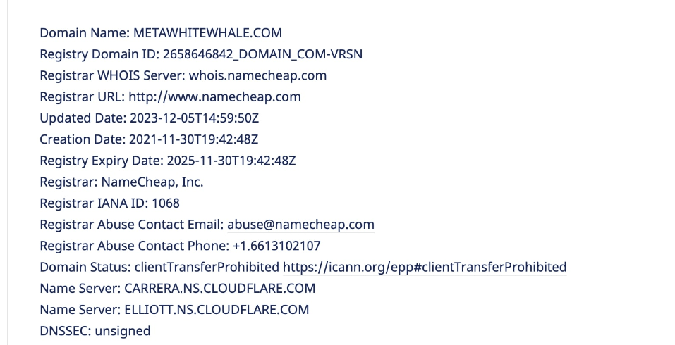MetaWhiteWhale мошенник