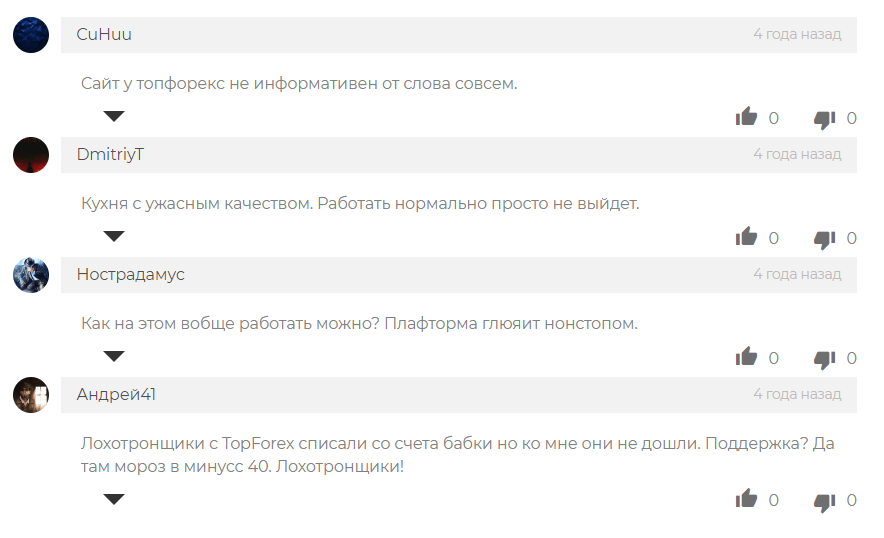 TopForex отзывы