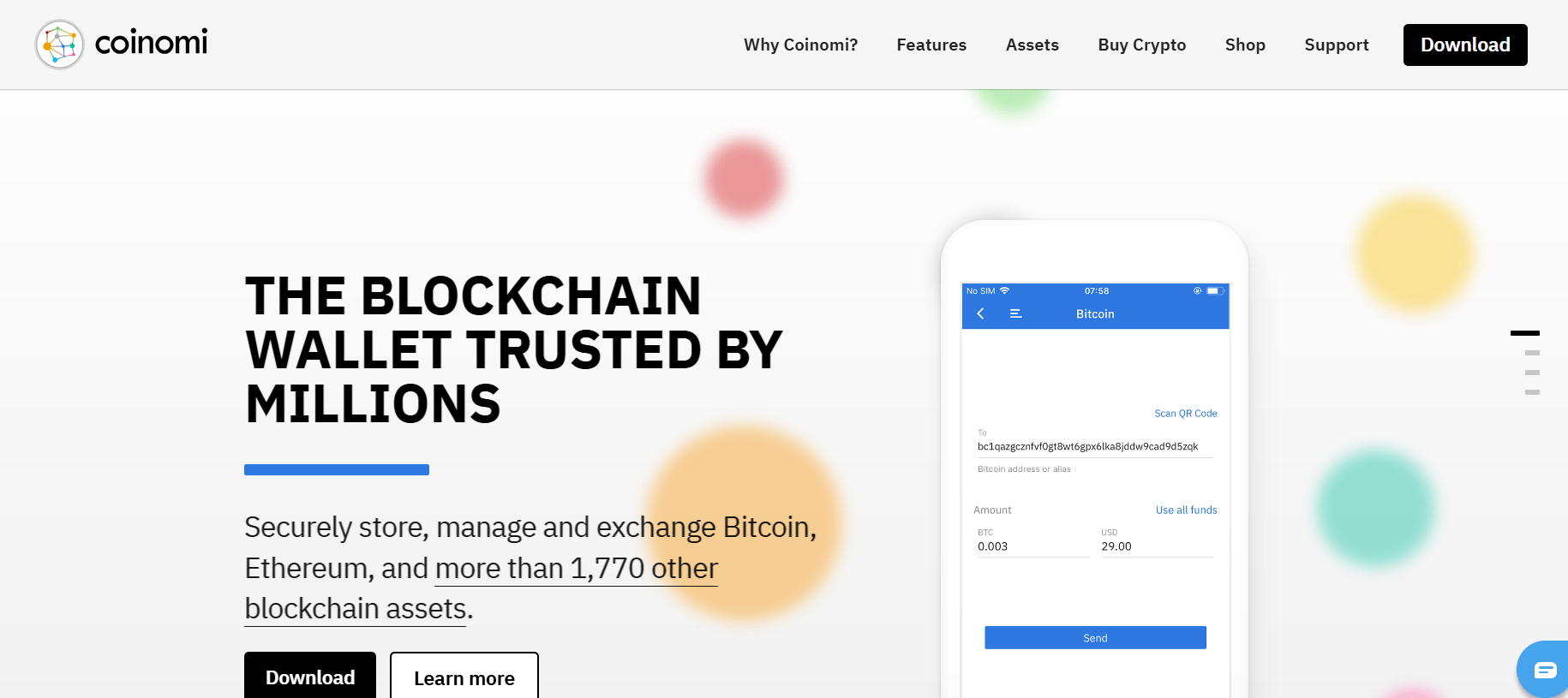 Coinomi Wallet обзор