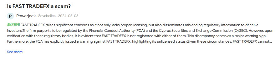 Fast-Tradesfx обман