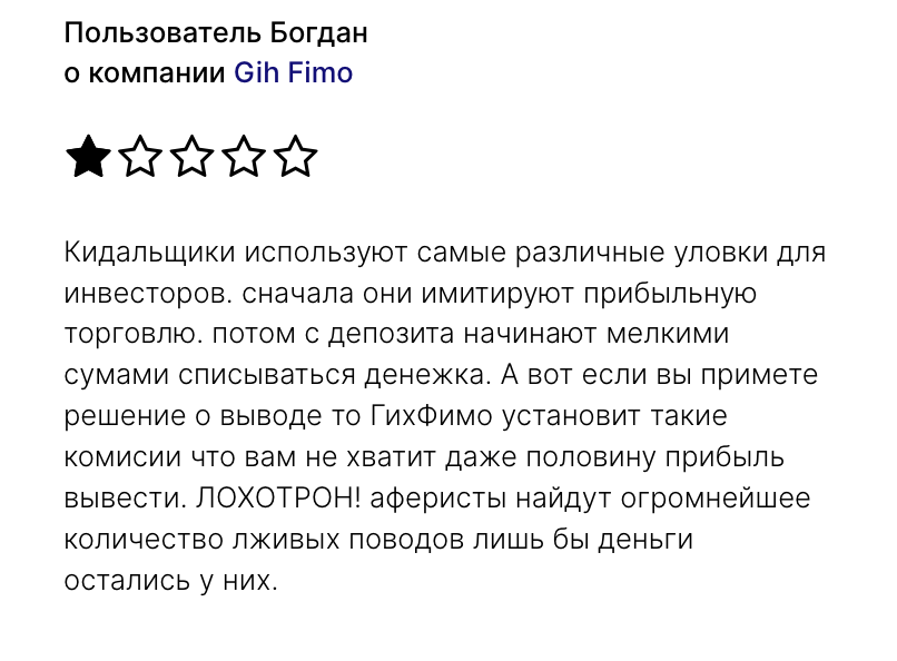Gih Fimo отзывы