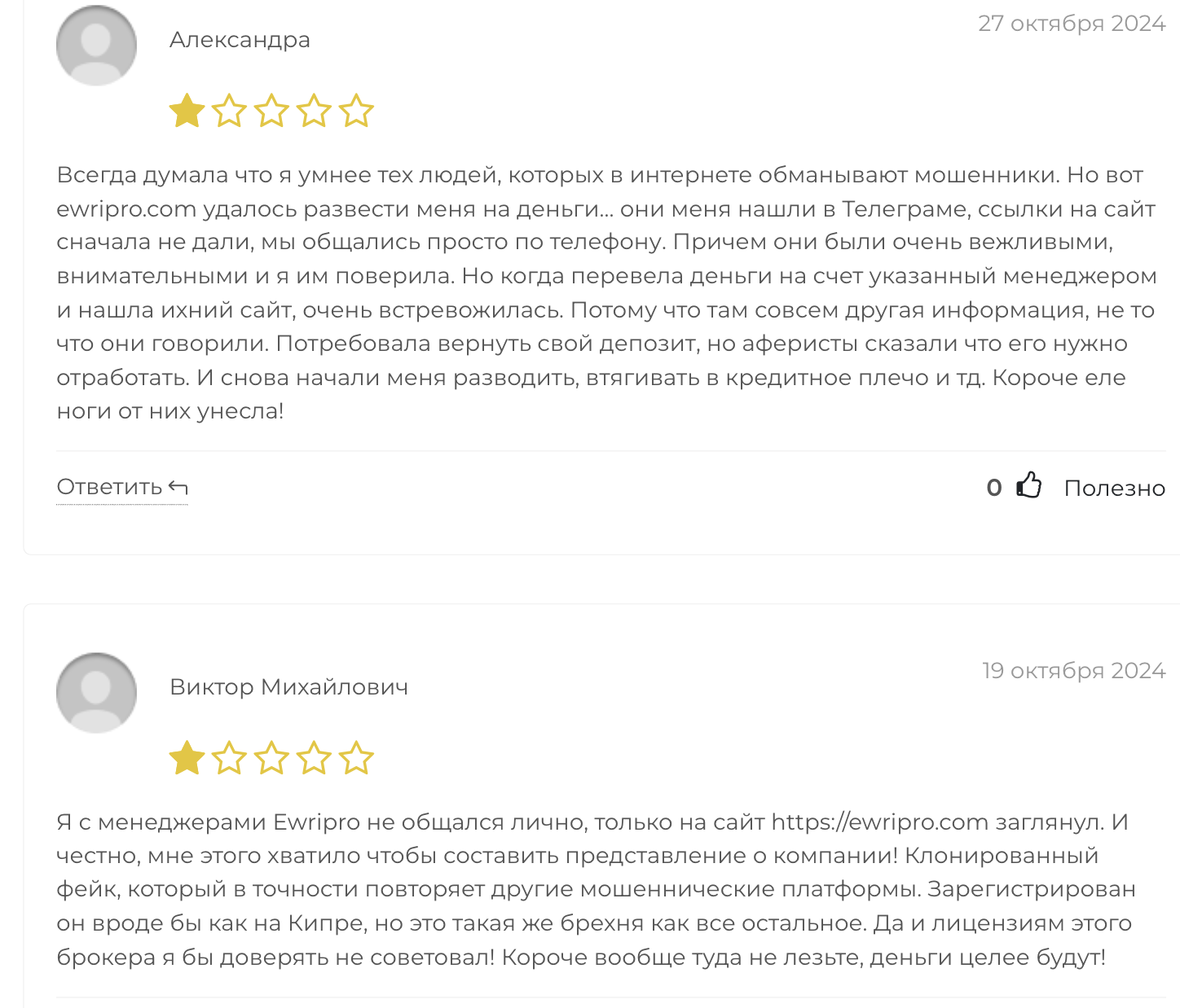 Ewripro отзывы