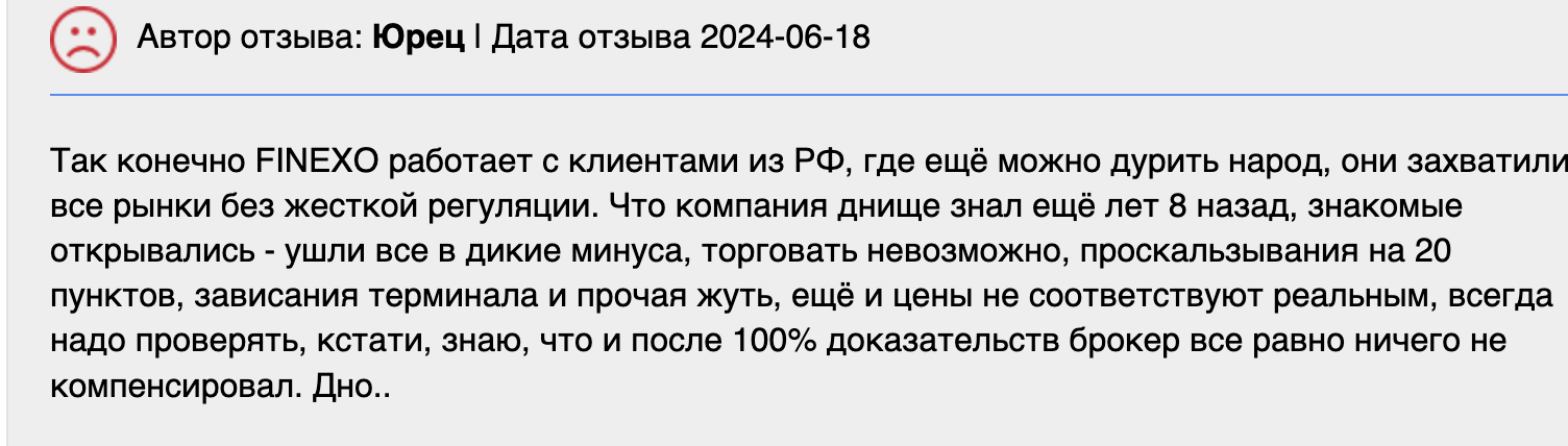 Finexo отзывы