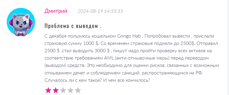 GringoHub проверка