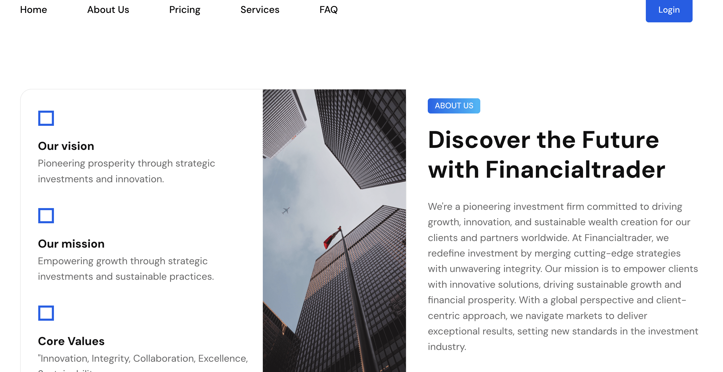 обзор Financialtrader