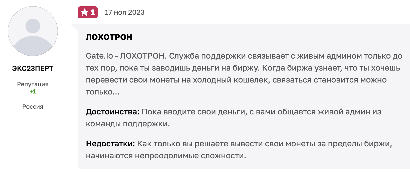 отзыв Gate.io