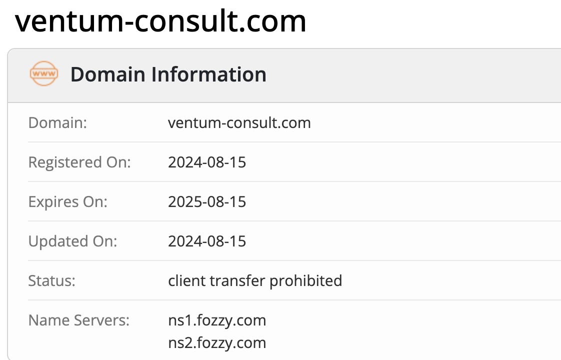 скам Ventum Consult LLP