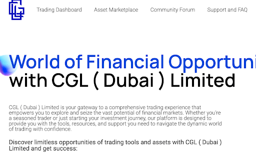обзор CGL (Dubai) Limited