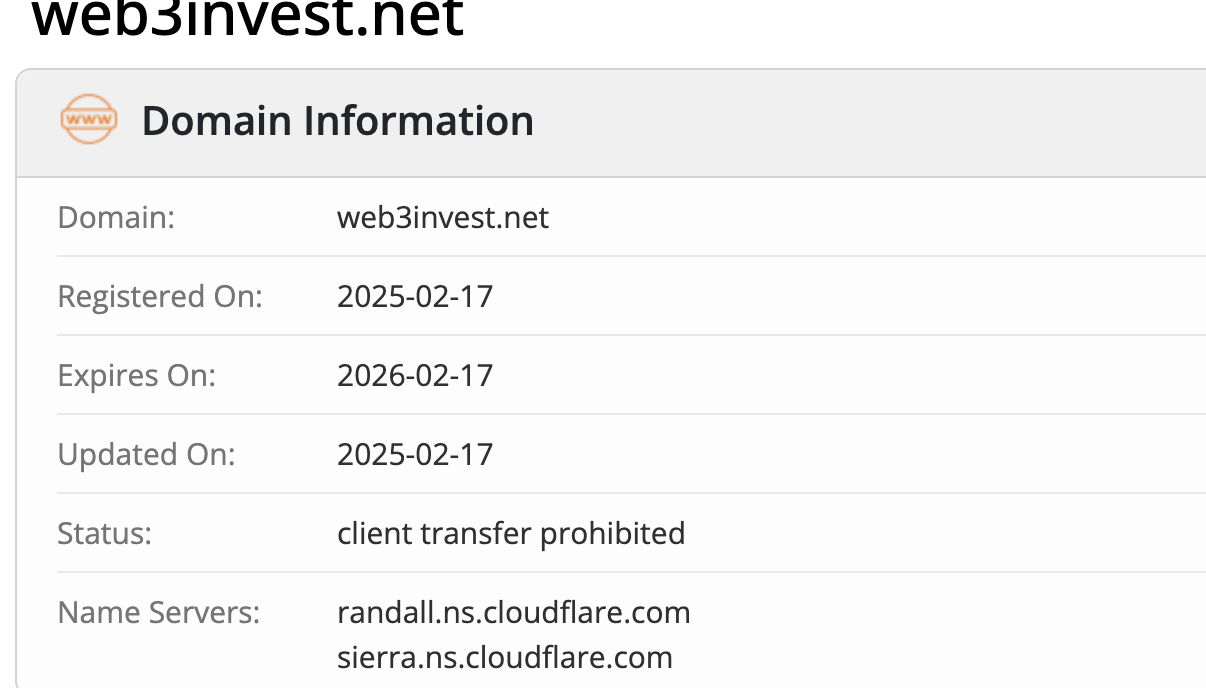 Web3Invest домен
