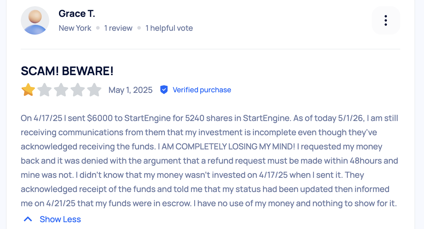 StartEngine отзывы