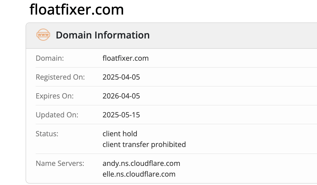 FloatFixer домен