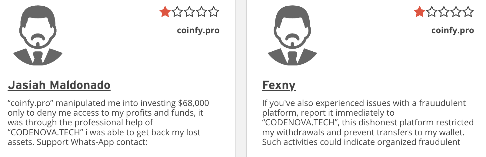 Coinfy.cc отзывы