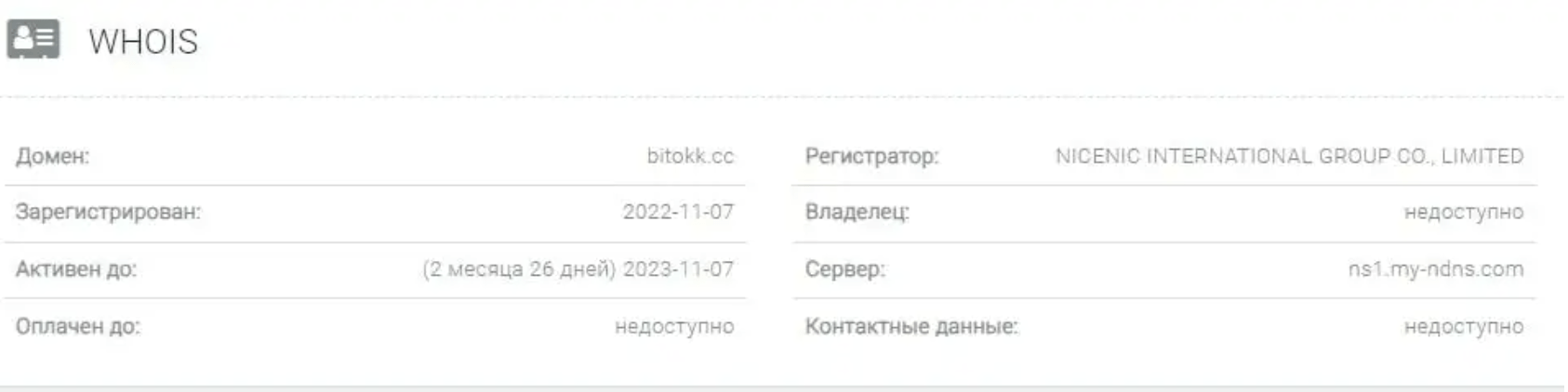 домен BitOkk