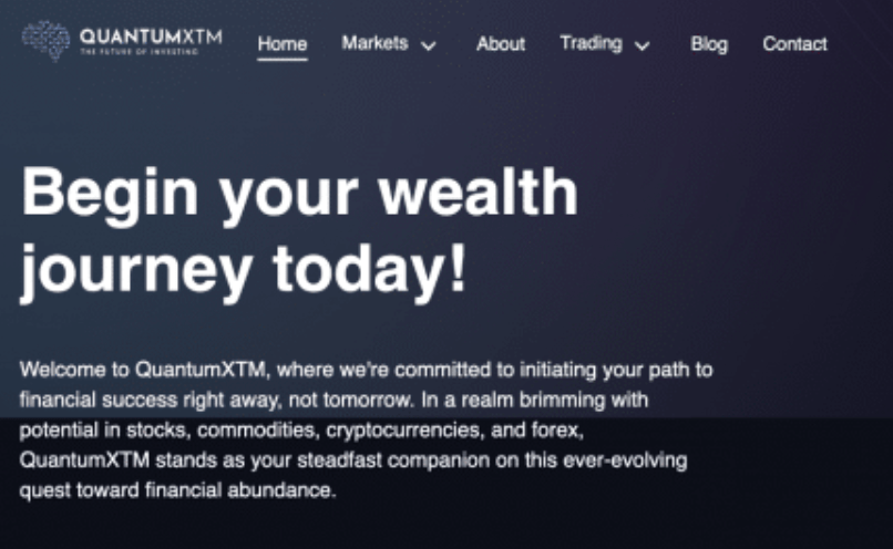 Quantum‑XTM главная страница