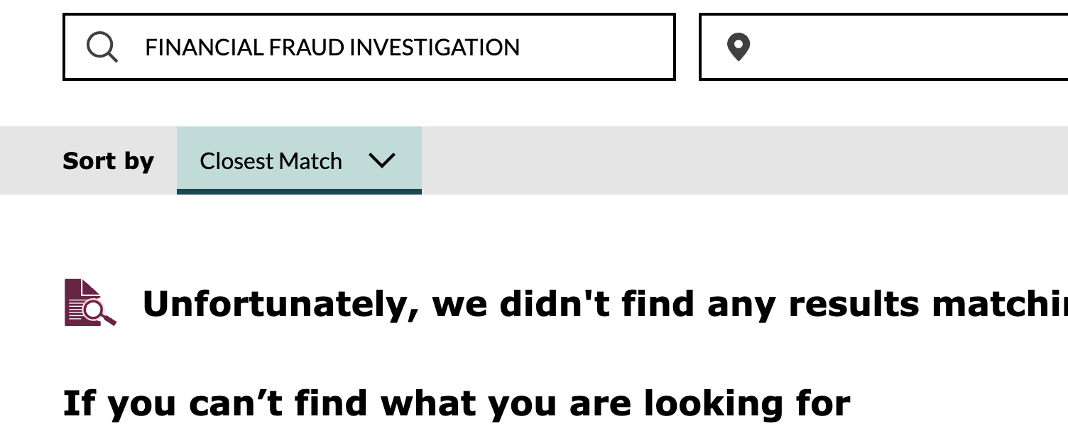 Financial Fraud Investigation проверка лицензии