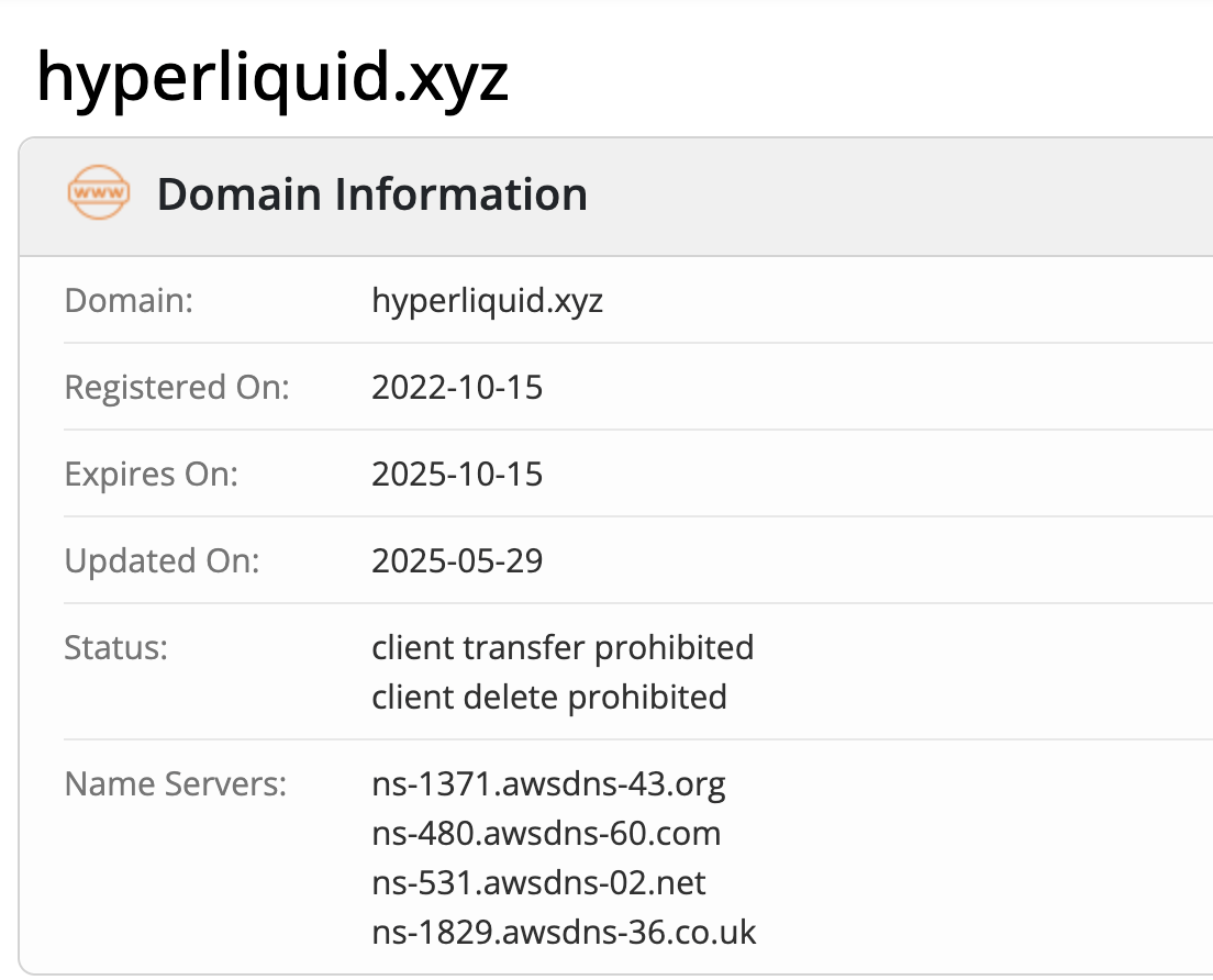 домен Hyperliquid