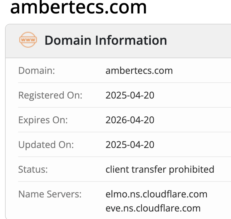Ambertecs домен