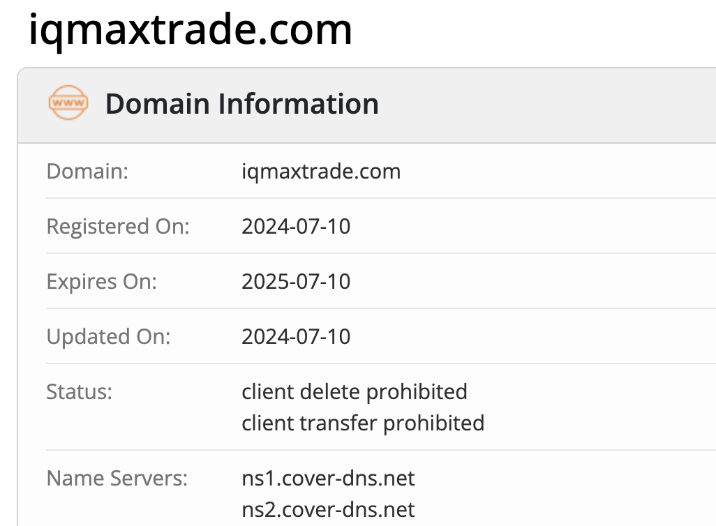 IQMaxTrade домен