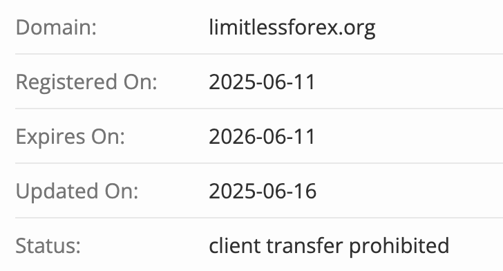домен Limitless Forex
