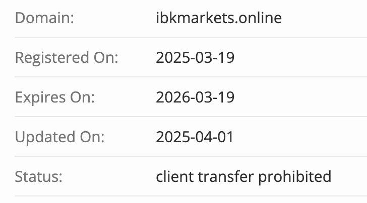 IBKR MARKETS домен
