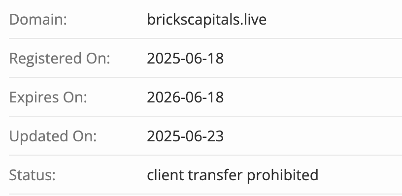 домен Brickscapitals