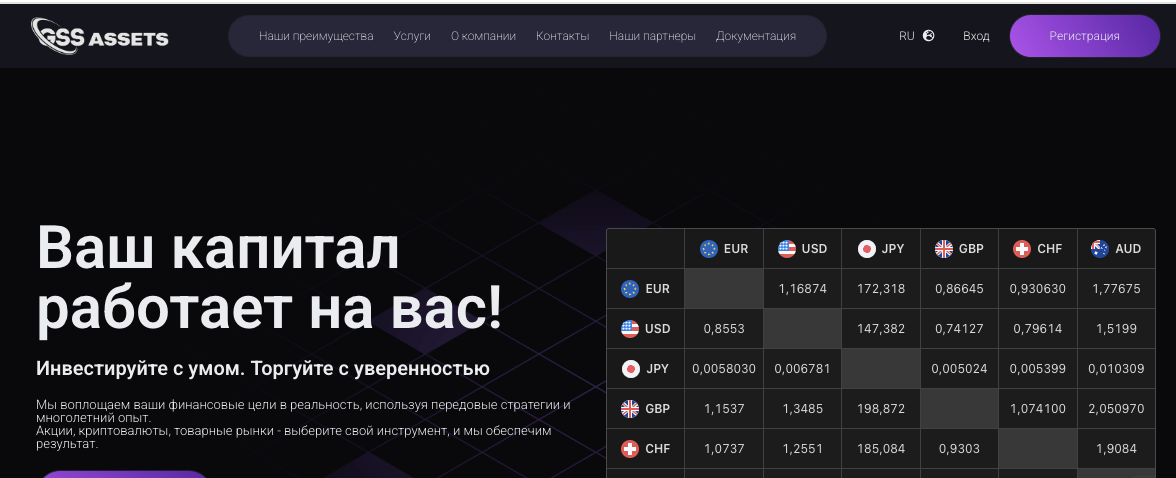 проверка брокера Global Solution Strategies