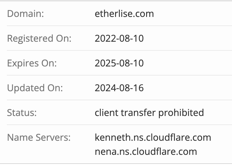 домен Etherlise