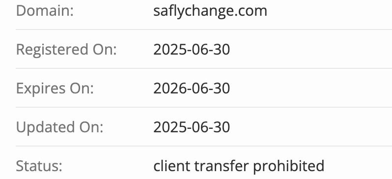 домен Saflychange