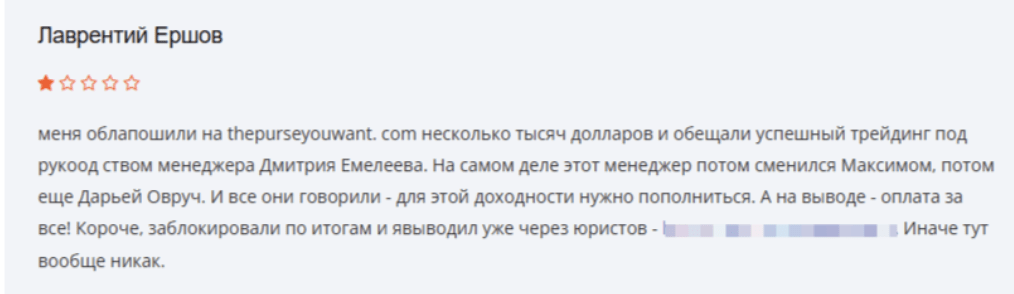 отзыв клиента ThePurseYouWant