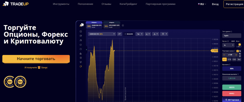 обзор брокера TradeUp