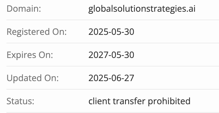 домен Global Solution Strategies