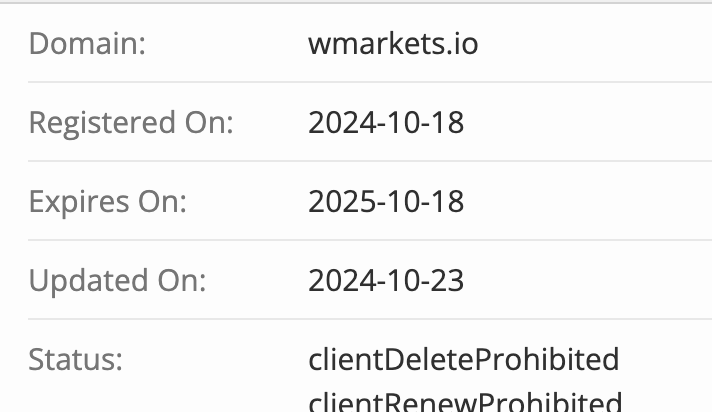домен WMarkets