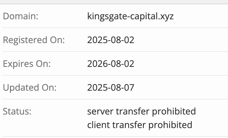 домен KingGate Capital