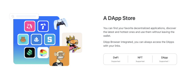 страница сайта TokenPocket