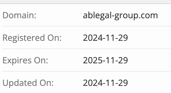 домен AB Legal Group