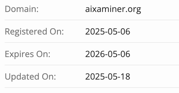 домен AIXA Miner