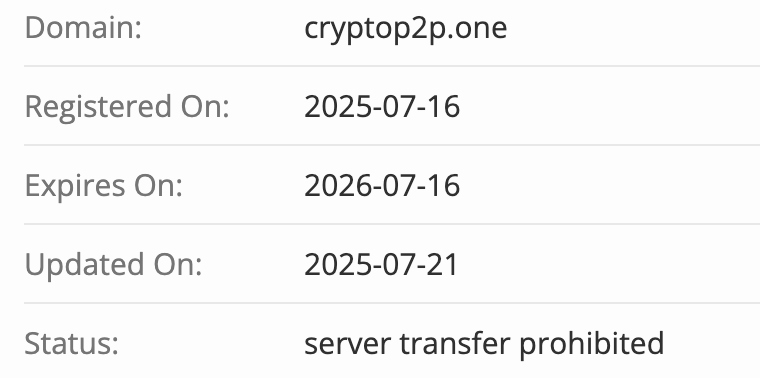 домен cryptoP2P
