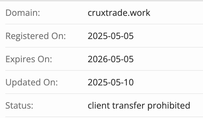 домен Cruxtrade
