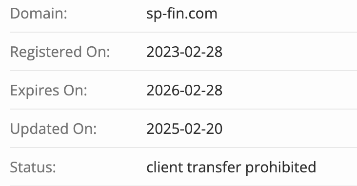 домен SP Finance