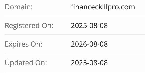 домен FinanceCkillPro