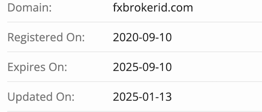 домен FXBROKERID