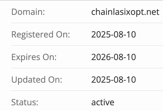 домен Chain Lasix Opt