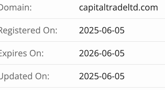 домен Capital Trade Consulting Pte Ltd