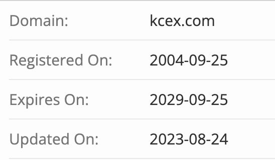 домен KCEX