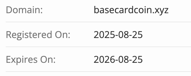 BaseCard домен