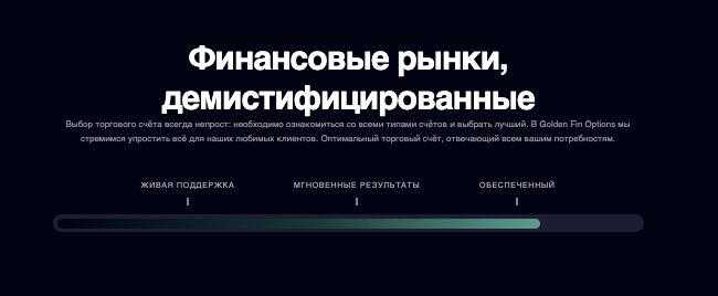 инфо о Golden Fin Options