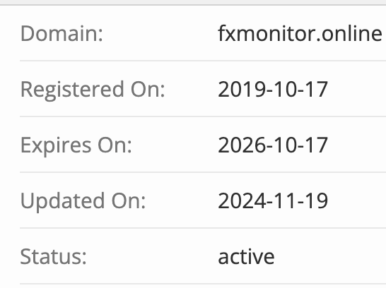 FXmonitor домен